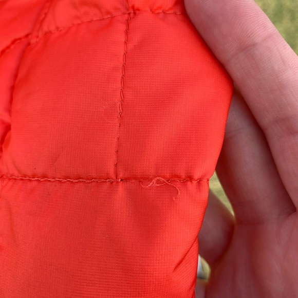 Patagonia Nano Puff Jacket orange with teal lining - Picture 8 of 8